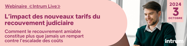 Webinar 3 octobre 2024 : Comment le recouvrement à l'amiable peut-il plus que jamais empêcher l'escalade des coûts du recouvrement judiciaire?